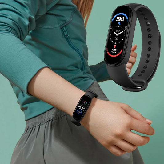 M6 Professional Fitness Smart Watch - Advanced Health Monitoring with Waterproof Design