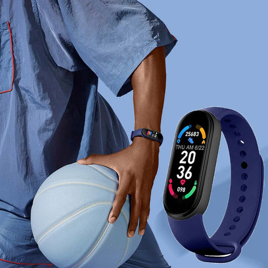M6 Professional Fitness Smart Watch - Advanced Health Monitoring with Waterproof Design