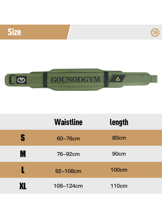 Professional EVA Core Support Belt - Premium Weightlifting Belt for Deadlifts and Heavy Training